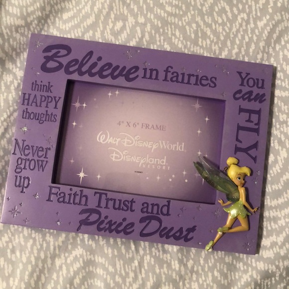 Disney 4x6 Tinkerbelle Frame - Picture 1 of 5